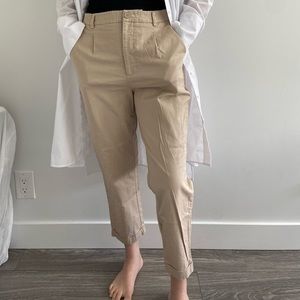 Oak + Fort Khaki Cropped Pants